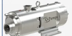Bomba Q-Pumps de acero inoxidable para productos viscosos.